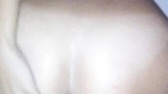 Re upload with bonus anal fingering before taking black cock creampie