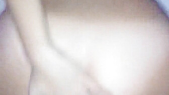 Re upload with bonus anal fingering before taking black cock creampie