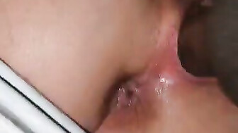 Sexy Hot Wife spreads her white Pussy for BIg Black Cock