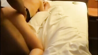 Redhead girl making her toes curl with this Black cock