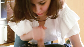 balomiribianca giving birthday head to a small cock