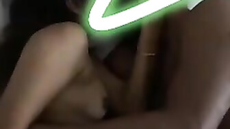 wife hold hand with bull