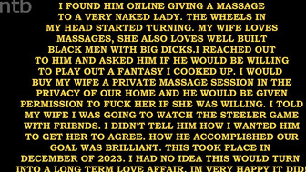 Cuck gives fantastic scoop of blonde wife's real bbc love