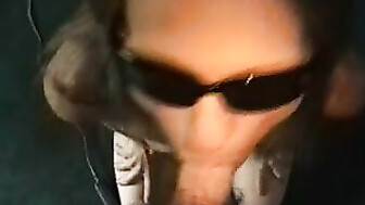 DONNA ON KNEES FULL COCK SUCK OFF