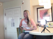 Booty blond white mom swallows huge bbc creampie after bareback fucking