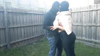 Hung black stud cums hard and sprinkles cum all over that meaty white ass