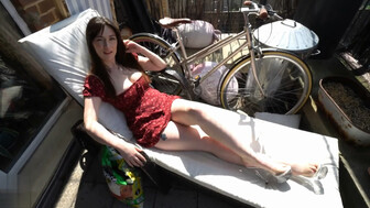 Sexy QoS MILF with big tits satisfied several black guys