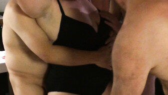 Liz busy with interracial gang bang and loving it!