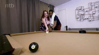 Ginger white milf gets all that bbc cum sprinkled all over her cute face