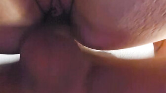 Wife getting a cream pie