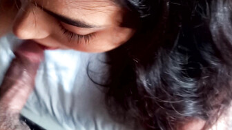 Bengali girl Rini das sucking ex-boyfriend dick in oyo rooms (Rahul&Rimi)