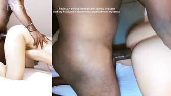 Black lover and hubby white wife sharing