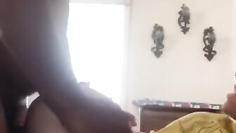 Sexy white girl gets BBC creampie