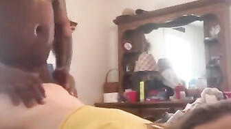 Sexy white girl gets BBC creampie