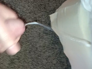 cuck jerkoff and cum while her wife is fucking bbc