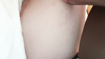 cuck jerkoff and cum while her wife is fucking bbc