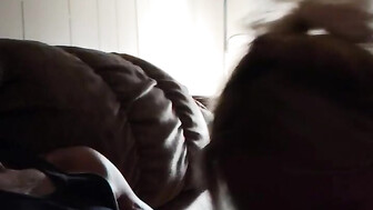 Sexy blonde plays with BBC