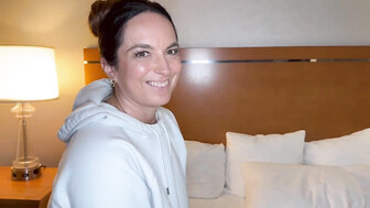 Curvy hotwife fucks a young BBC with her husbands help