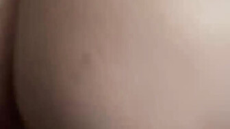 Pretty phat ass girl cums three times from BBC backshots