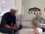 Beautiful tatted hotwife enjoying that bbc while husband films