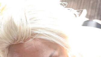 Bust all over her pretty face