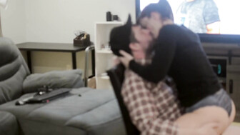 wife entertaining husbands friend