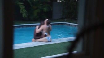 hotwife out by the pool