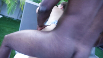 hotwife out by the pool