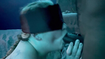 Wife’s first time sucking BBC