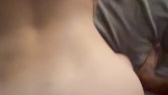 Hot blonde pussy creams on huge black dick