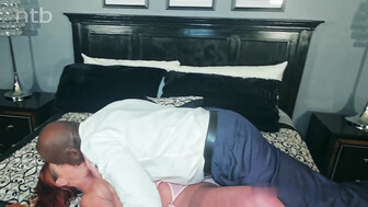 Horny MILF wife with big boobs and strong BBC lover