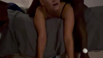 Phat ass white blonde her pussy is licked and fucked