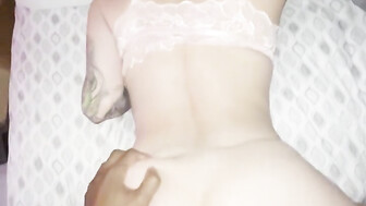 Watch wet little pussy take all his BBC