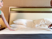 Tall cuckold blond white milf welcomes that thick bbc three times in a row