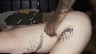 Passionate lovemaking with a big black guy