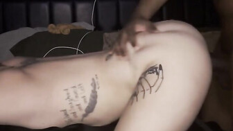 Passionate lovemaking with a big black guy