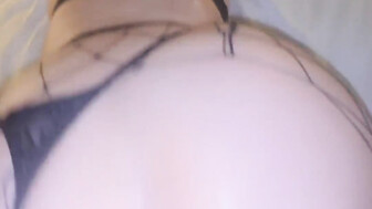 Lovely brunette wife served a huge black cock