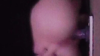 18 year old petite gf riding dildo