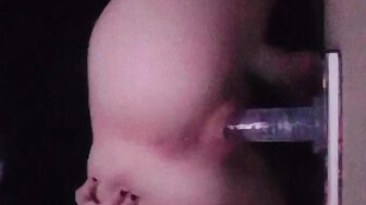 18 year old petite gf riding dildo