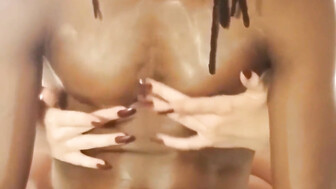 Slutty white chick fucked by black cock