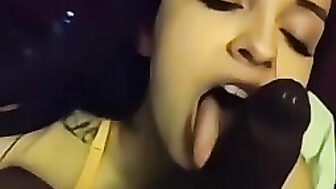 Sexy College Babe Sucking BBC