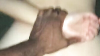 Sexy White Girl Creaming On BBC