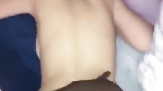 College girls first BBC ends in quick orgasm!