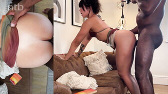 This cutie had her own plans for the evening with this BBC guy
