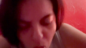 Sucking and deepthoating