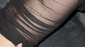Shy and petite good girl takes on her very first big black cock bareback