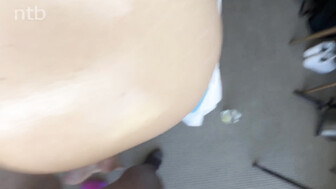Black bull with really big dick and sexy white blonde