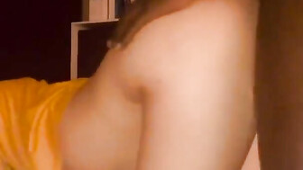 Asian college girl enjoying BBC