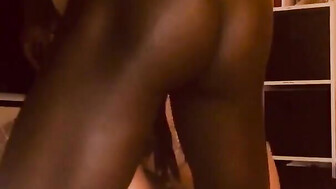 Asian college girl enjoying BBC