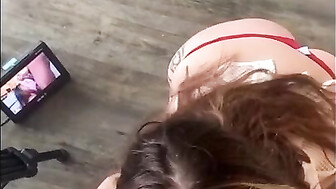 MILF loves sucking his Big black dick